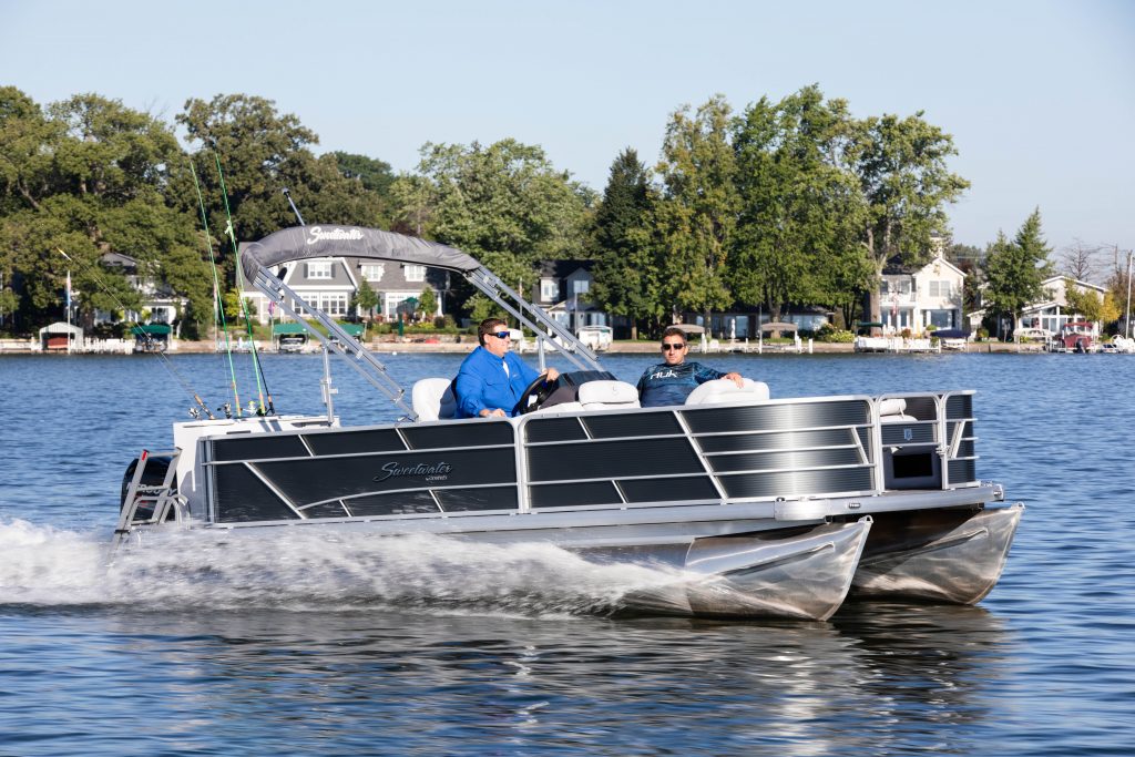 New 2024 Sweetwater SW 2086 SB Pontoon Boat For Sale Near Lake Bomoseen
