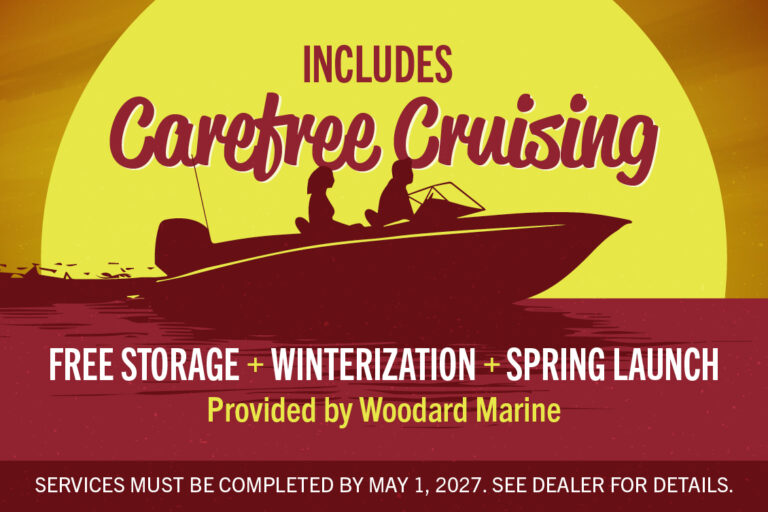 2024 Supra SV Carefree Cruising package Burlington VT includes storage, winterzation, and spring launch