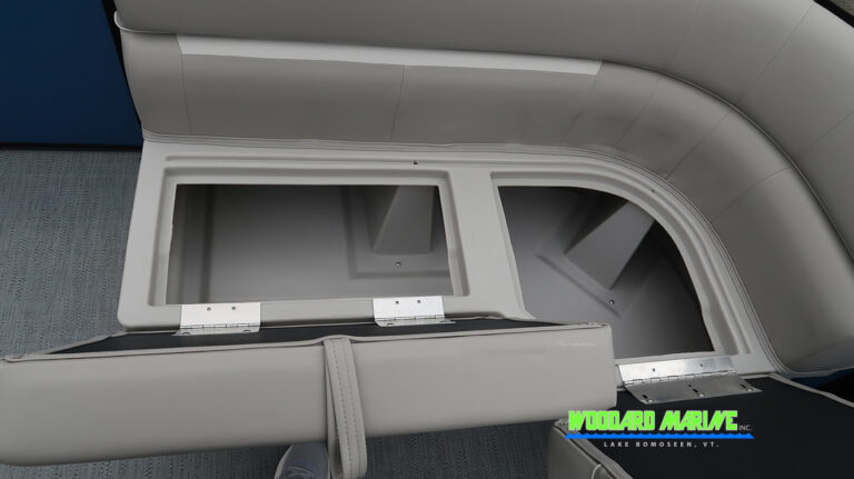 pontoon under seat storage Godfrey Xperience Vermont