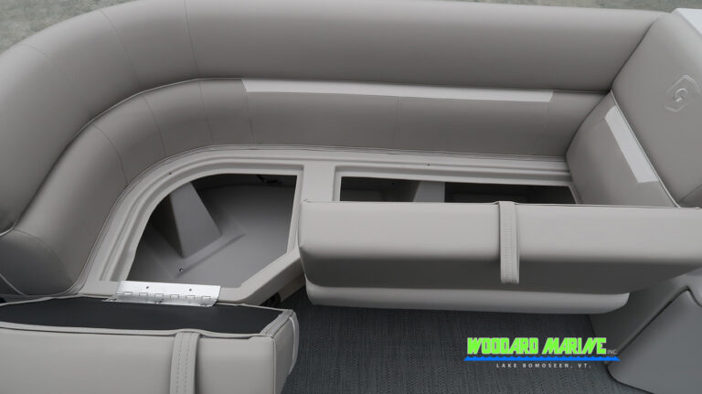 Godfrey pontoon storage compartments open seating Vermont