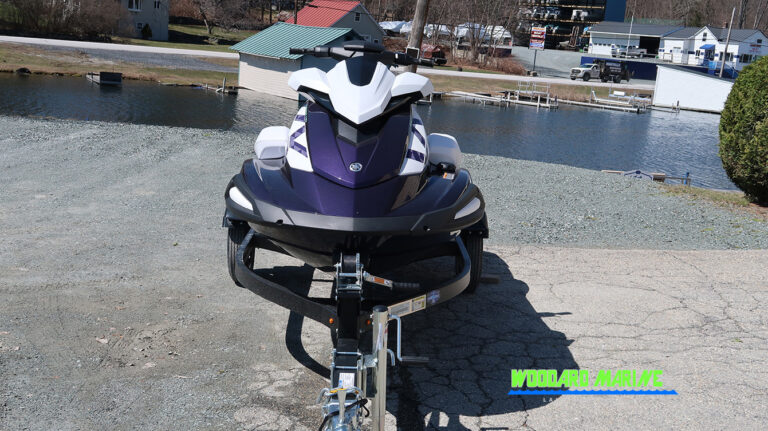 Yamaha VX Cruiser HO front bow view on calm water Lake Bomoseen VT