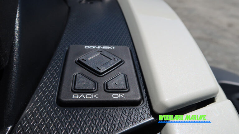 Yamaha VX Cruiser HO Connnext controls back OK buttons black Lake Bomoseen VT