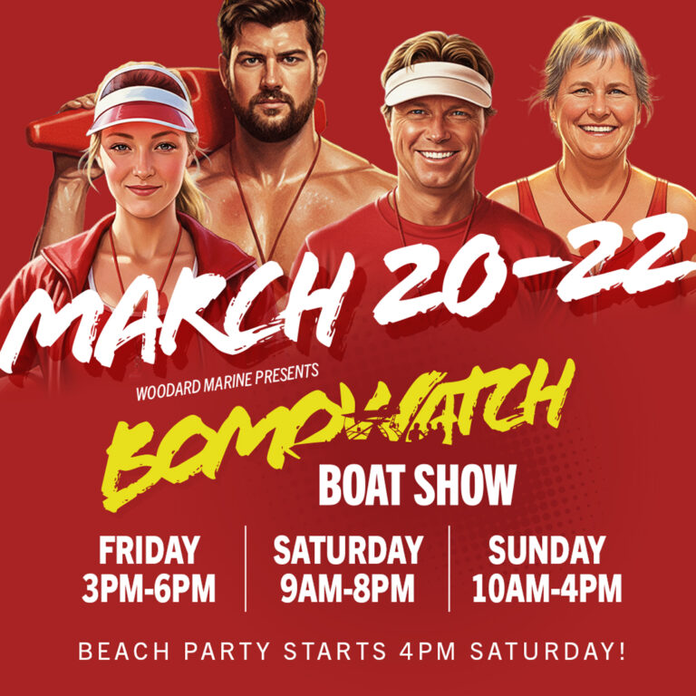 Bomowatch Boat Show Vermont at Woodard Marine on Lake Bomoseen