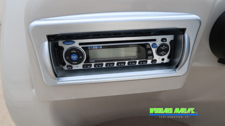 Sweetwater pontoon stereo system speakers audio Vermont