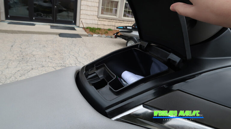 Yamaha VX Deluxe glove box storage waterproof Lake George NY PWC