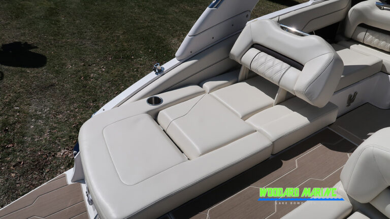 used Regal LS4 rear bench lounge position adjustable seating Vermont bowrider