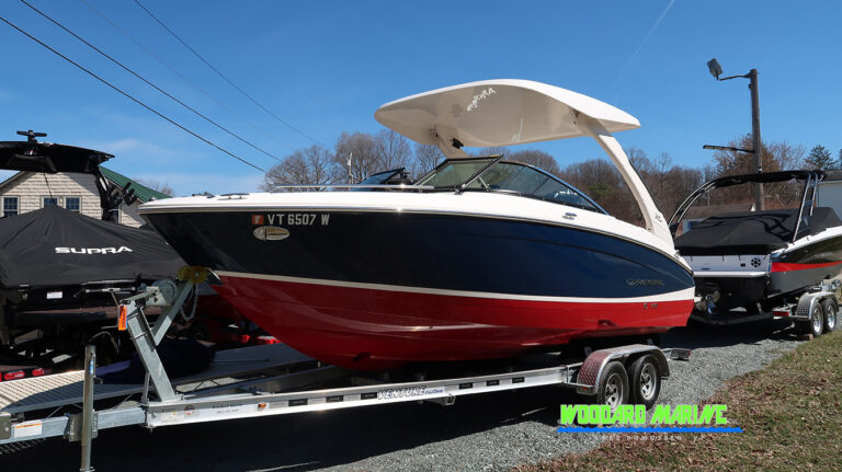 used 2023 Regal LS4 runabout 3/4 view for sale Vermont Lake Bomoseen