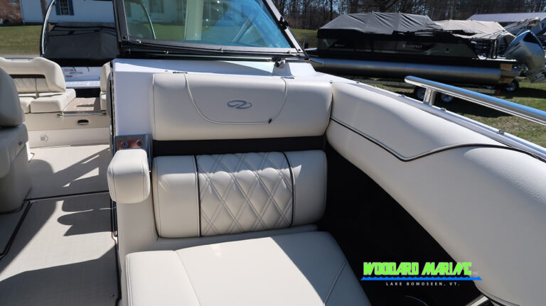 used Regal LS4 port bow seat detail stitching upholstery Vermont bowrider