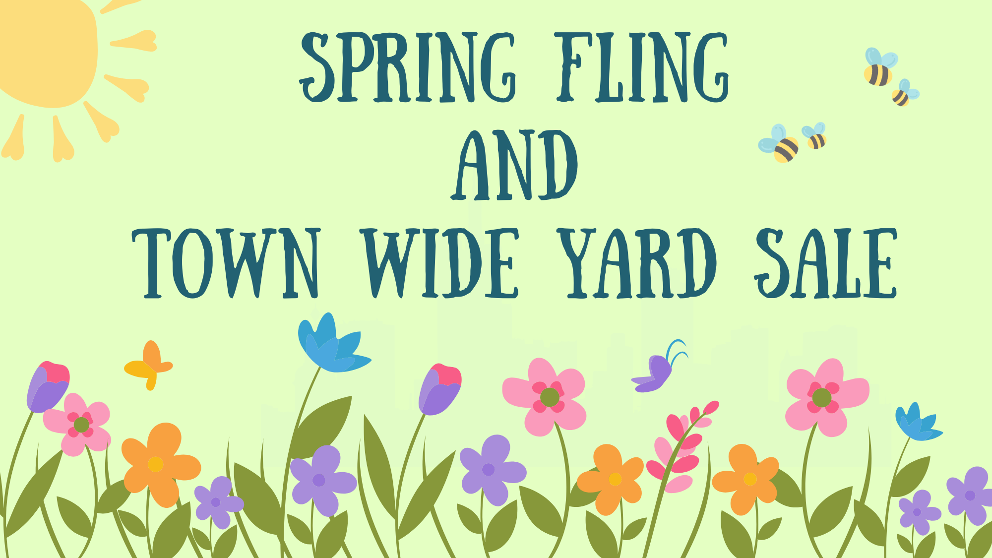 Spring Fling and Town Wide Yard Sale