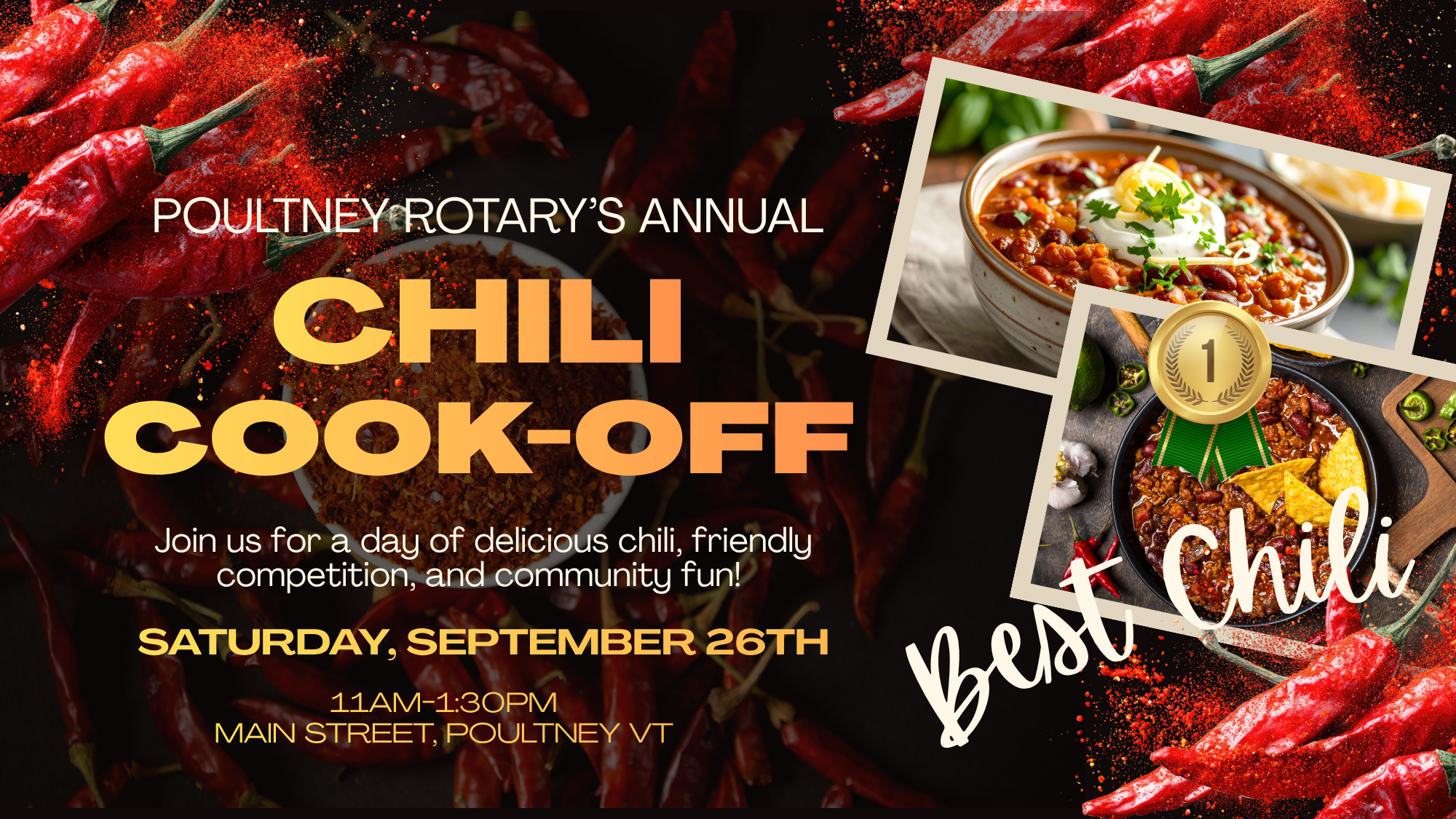Poultney Chili Cook-Off 2026